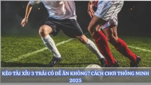 Kèo Tài Xỉu 3 Trái Có Dễ Ăn Không? Cách Chơi Thông Minh 2025
